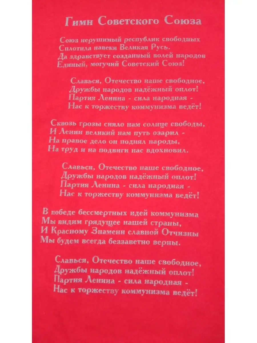 Красная Футболка с принтом рожденный в СССР NEL-dom 18368499 купить в  интернет-магазине Wildberries