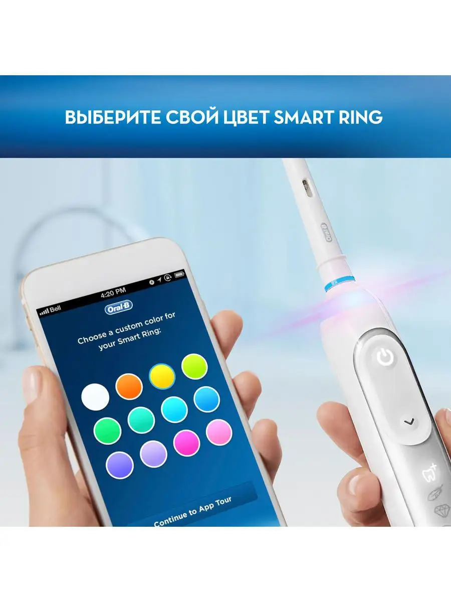 Электрическая Зубная Щетка Oral-B Genius 8000 Белая Oral-B 18378041 купить  в интернет-магазине Wildberries