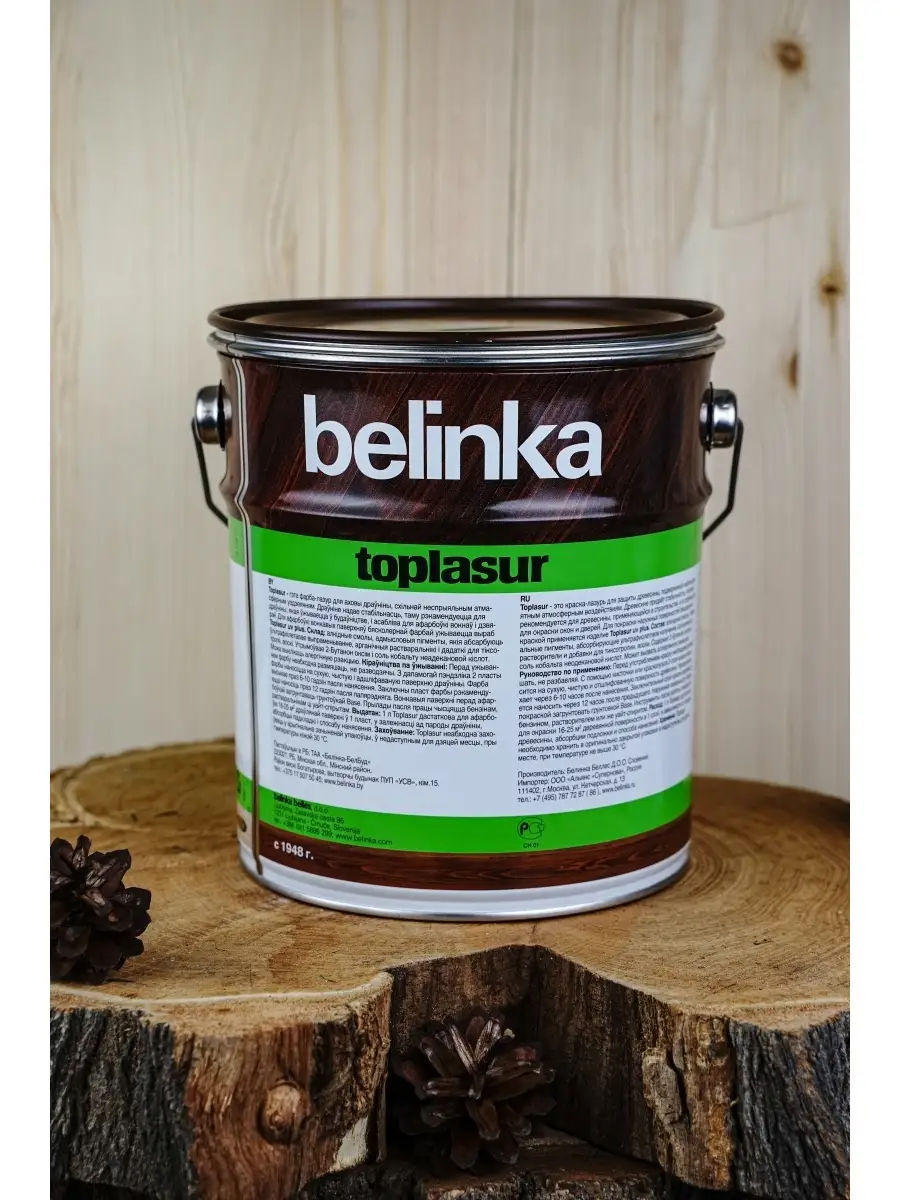 Белинка ТопЛазурь 2,5л. №15 Дуб BELINKA 18383226 купить в интернет-магазине  Wildberries