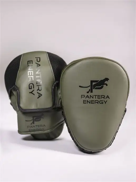 PANTERA ENERGY Лапы боксерские для отработки ударов, серый, фото 4