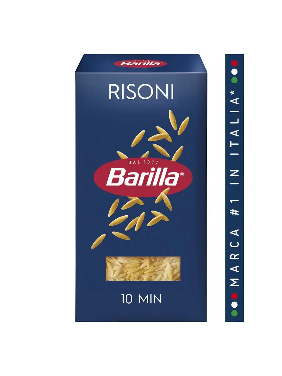 Макароны Barilla Risoni n.26 из твёрдых сортов, 450 г Barilla 18409878  купить в интернет-магазине Wildberries