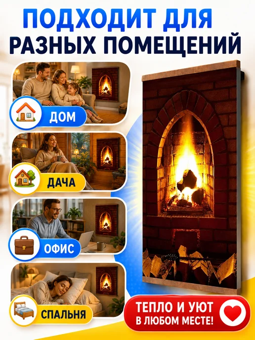Обогреватель настенный Настенный плёночный обогреватель, вариант, фото 7