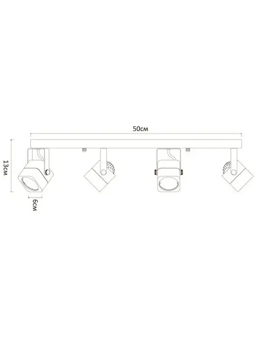 Arte Lamp Спот MISAM A1315PL-4BK, черный, фото 8