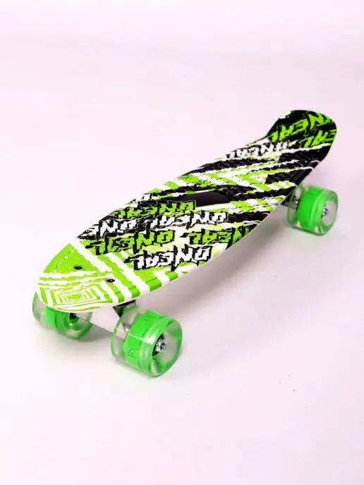 HOT.SKATE 22'' Пенниборд Скейтборд Круизер Светящиеся колеса, вариант