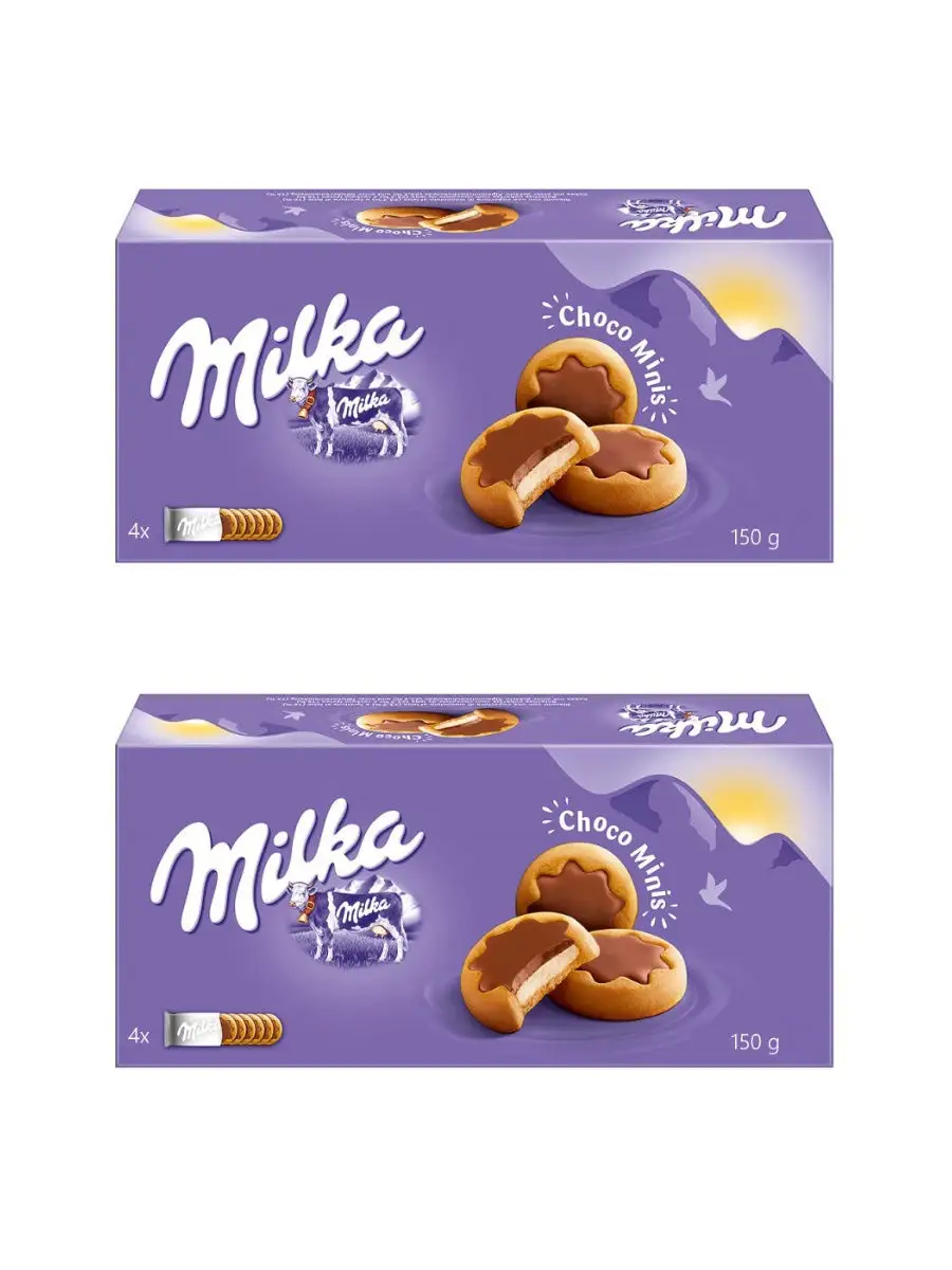 Печенье Милка Чоко Минис 150гр, 2шт Milka 18427106 купить за 384 ₽ в  интернет-магазине Wildberries