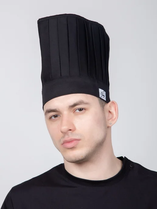 ALFIN uni Колпак поварской высокий, черный