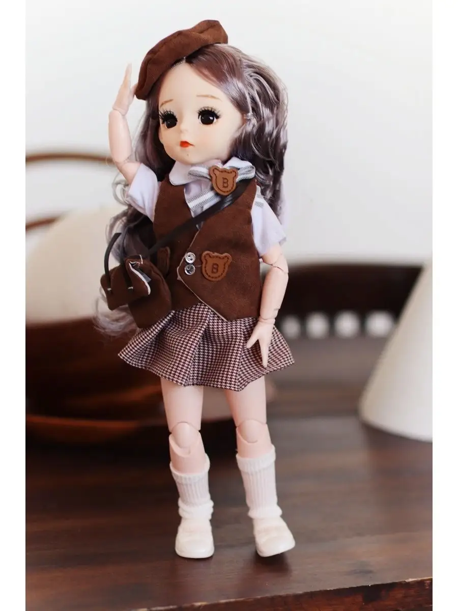 Кукла для девочки шарнирная коллекционная бжд с одеждой 29см Soul Sister  Toys 18450977 купить в интернет-магазине Wildberries