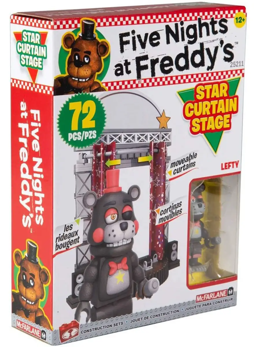 Конструктор Фнаф Звездный Занавес ФНАФ(Star Curtain FNAF) McFarlane Toys  18452408 купить в интернет-магазине Wildberries