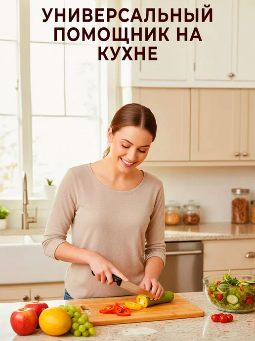 GT Доска разделочная деревянная для кухни, бежевый, фото 2