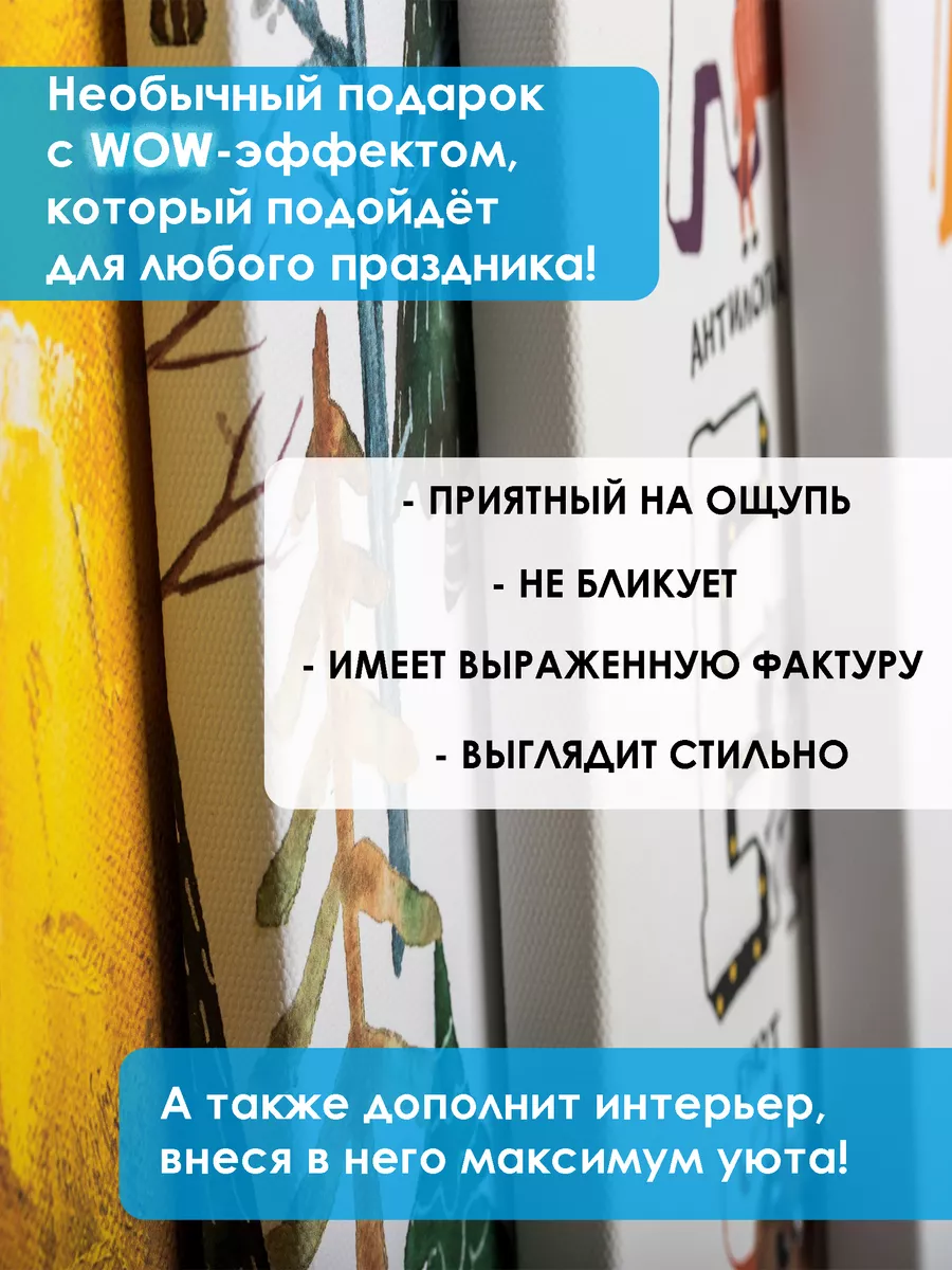 Картина на стену интерьерная правила папы 30х40 см Порадуй 18471726 купить  за 471 ₽ в интернет-магазине Wildberries