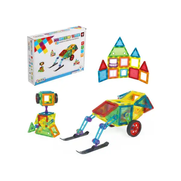 Магнитный конструктор, 48 деталей