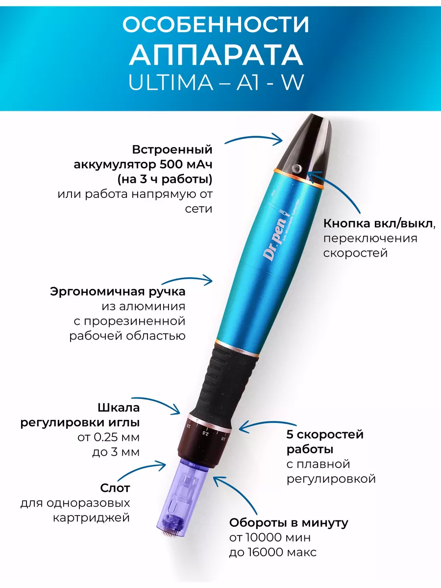 Дермапен А1 Dr.Pen 18476692 купить за 6 547 ₽ в интернет-магазине  Wildberries