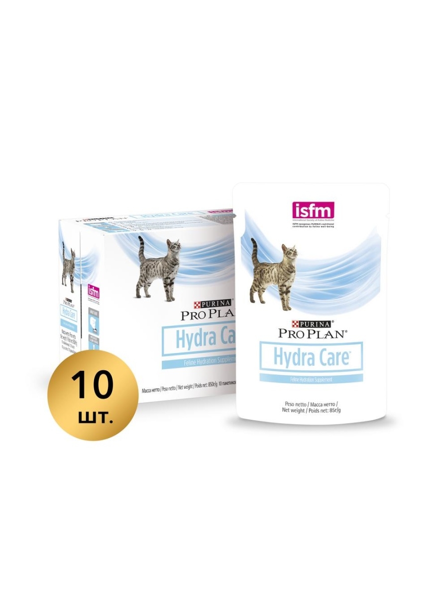 Hydra Care для кошек, способствует увеличению потребления воды и снижению  концентрации мочи, 10х85 г PRO PLAN 18477715 купить в интернет-магазине  Wildberries