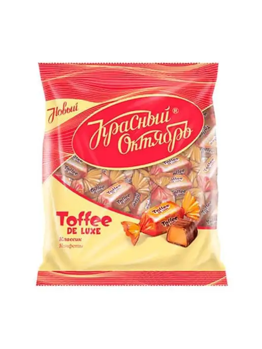 Красный Октябрь Конфеты TOFFEE DE LUXE классик, 250 гр, 250 г