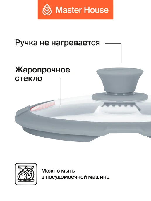 Master House Крышка для сковороды 18 см, вариант, фото 4
