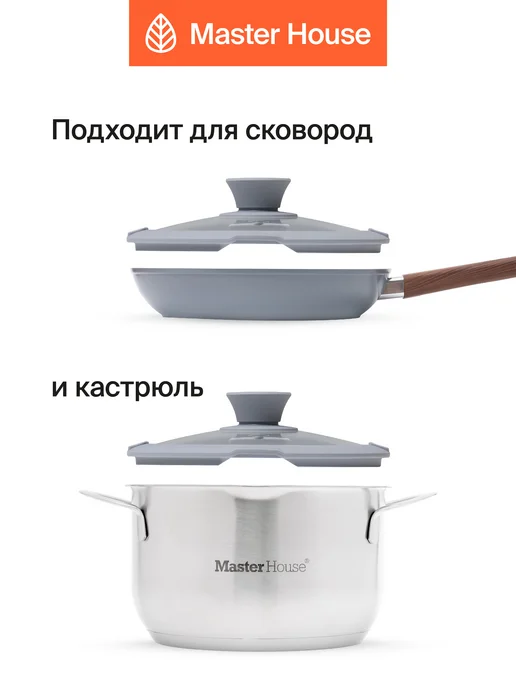 Master House Крышка для сковороды 18 см, вариант, фото 6