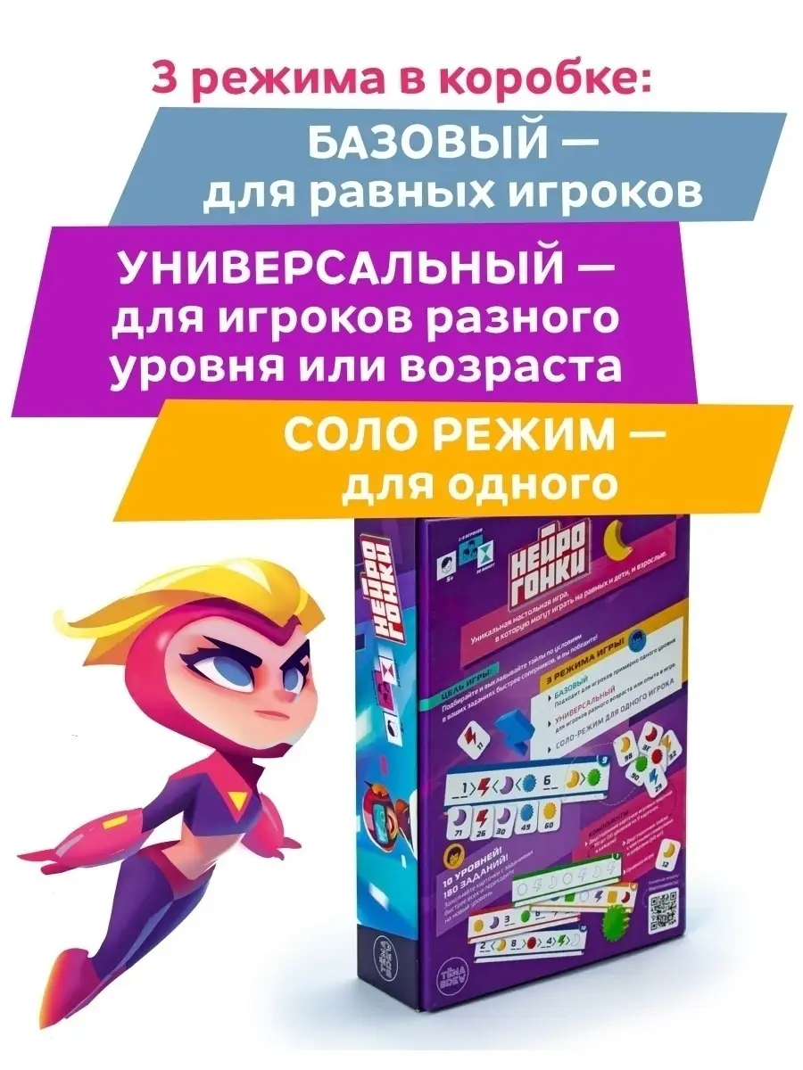 Игра настольная. Нейрогонки НД Плэй 18508291 купить в интернет-магазине  Wildberries