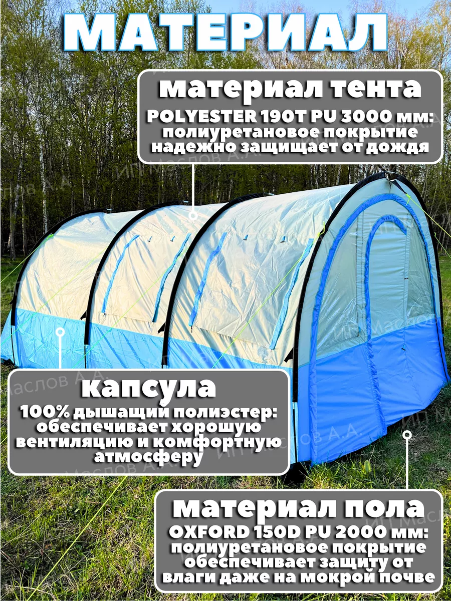 Палатка туристическая большая CoolWalk 18520988 купить за 11 332 ₽ в  интернет-магазине Wildberries