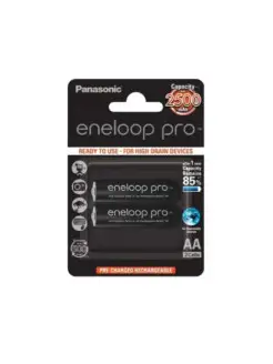 Аккумуляторы Panasonic Eneloop Pro BK-3HCDE/2BE 2450 mAh, AA Panasonic 18540842 купить за 3 262 ₽ в интернет-магазине Wildberries