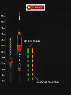 Поплавок для рыбалки светящийся ночной летний с подсветкой FISHROOM 18541706 купить за 199 ₽ в интернет-магазине Wildberries