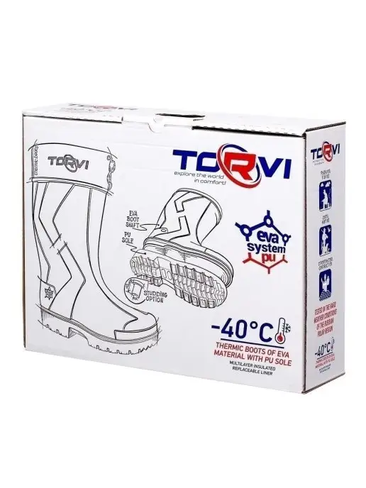 Torvi Сапоги из ЭВА с подошвой П У, с меховым вкладышем, без шипов, зеленый, фото 2