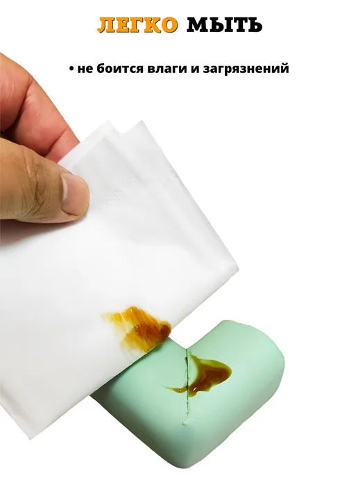 Beideli Защитные уголки на мебель для детей. Мягкие накладки на углы, белый, фото 6