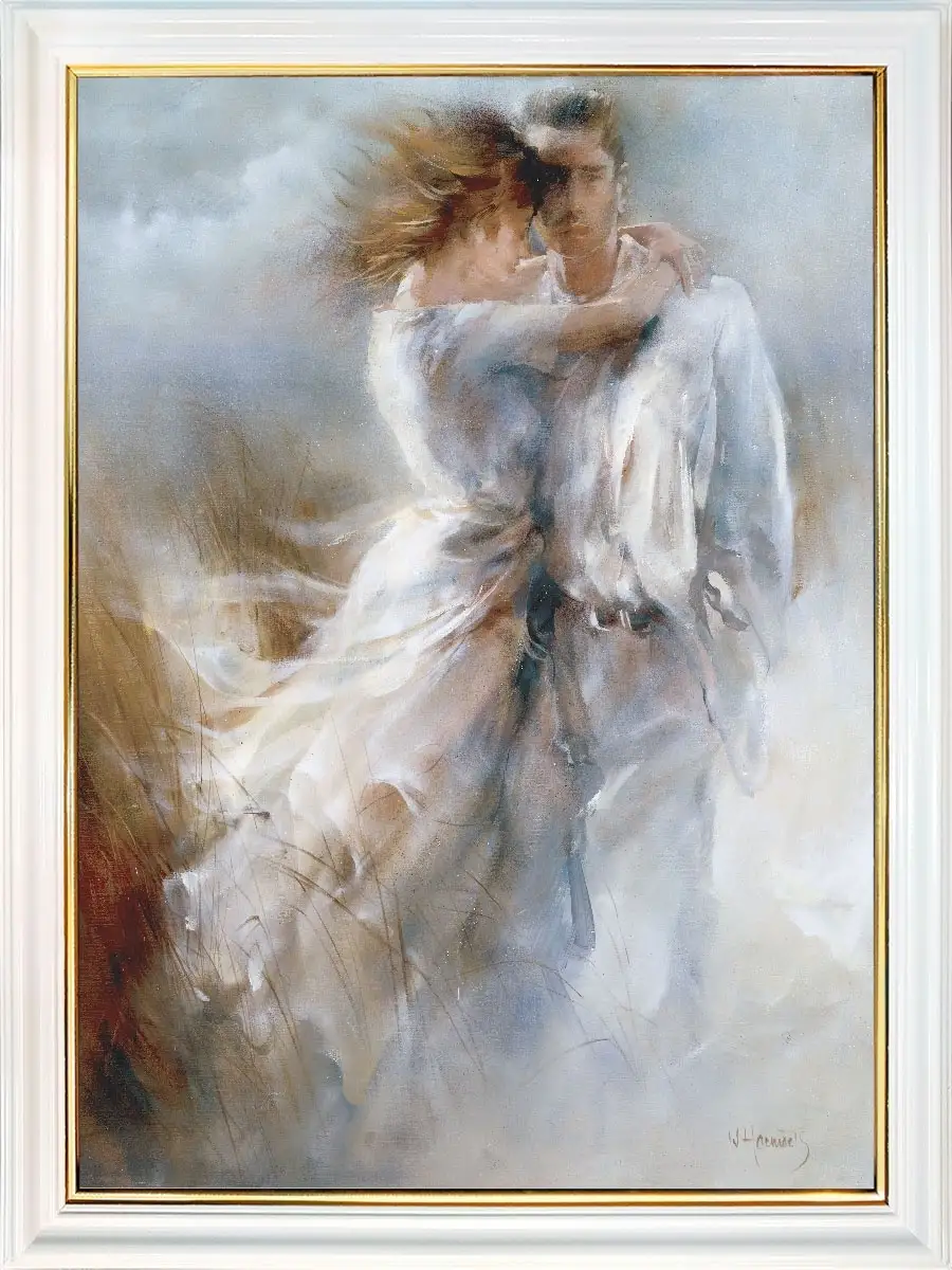 Картина "Признание", формат 30х40, Арт. ХВ77-30х40