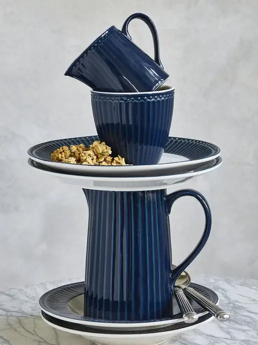 Greengate Кувшин Alice dark blue фарфор 1 л, 1 л, фото 6