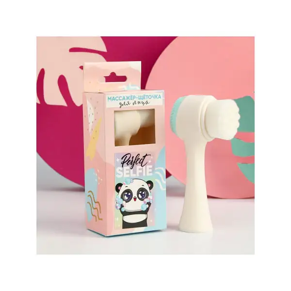 Щётка-массажёр для лица 'Идеальное селфи', 16х6,5см