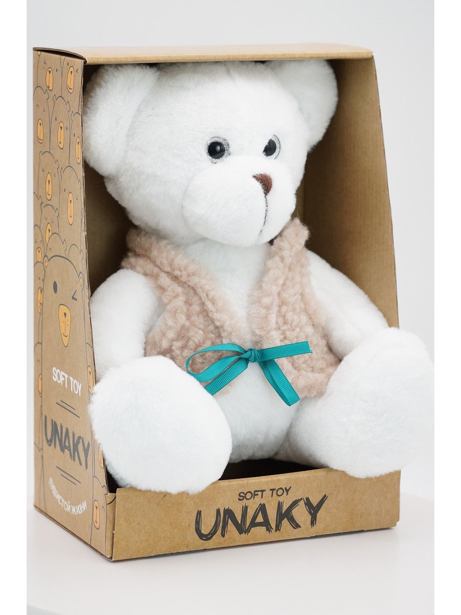 Unaky Soft Toy медведь. Игрушка мишка в коробке. Мягкая игрушка мишка в коробке.