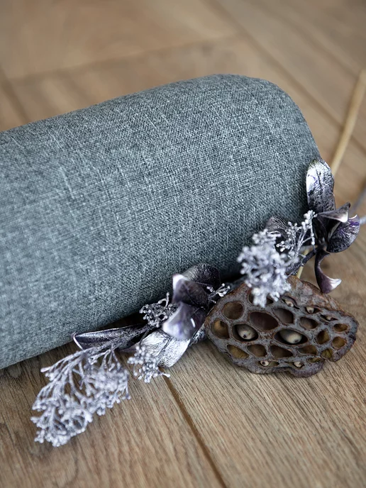 BIO-TEXTILES Валик для спины и шеи с лузгой гречихи 10х40 гимнастики йоги, 10x40, фото 3