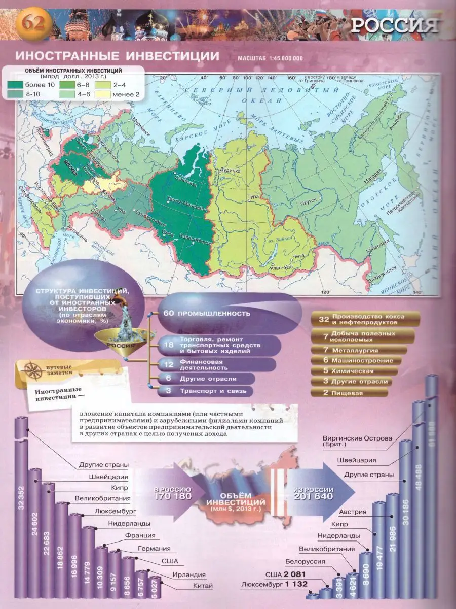 География России 8-9 класс. Атлас. ФГОС Просвещение 18642910 купить в  интернет-магазине Wildberries