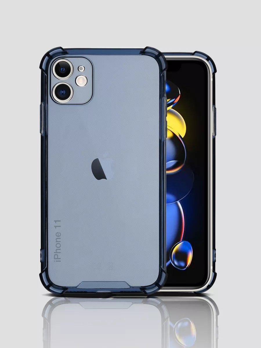 Чехол на Apple iPhone 11 цветной противоударный WAROZ 18661931 купить за  241 ₽ в интернет-магазине Wildberries