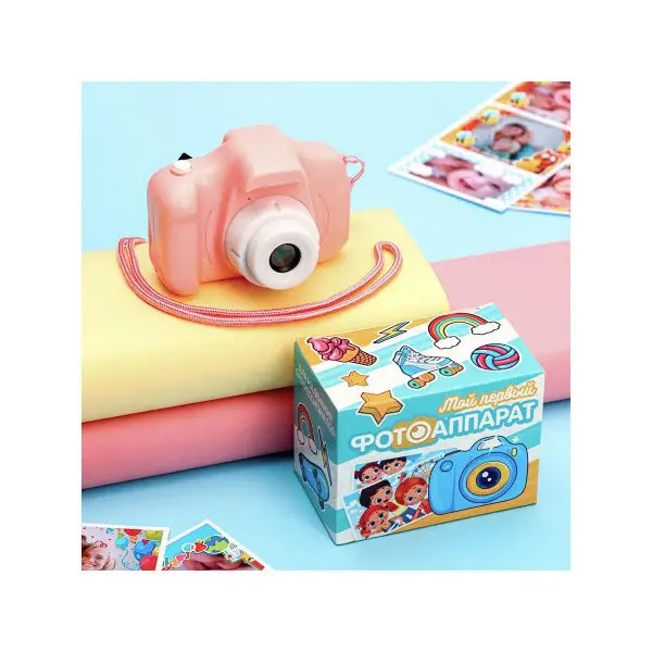 Фотоаппарат детский, розовый, 8 х 6 см