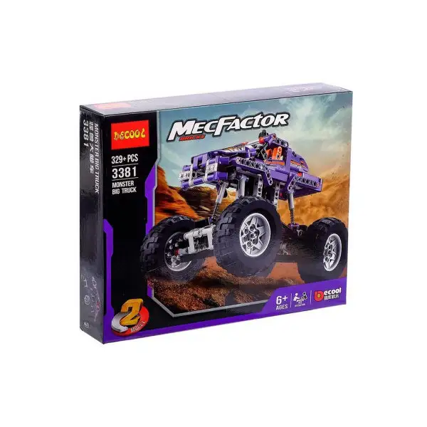 Конструктор техникс "Бигфут"/2 варианта сборки/329 деталей/Детская игра/Игра для детей/6+