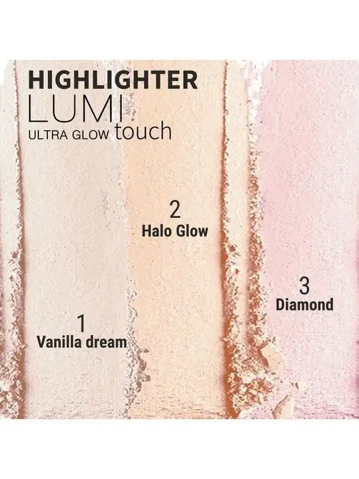 BELOR DESIGN Хайлайтер для лица сухой сияющий Lumi touch тон 1, желтый, фото 6