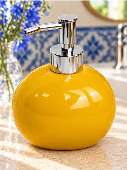 Bath Plus Набор аксессуаров для ванной керамический, желтый, фото 4