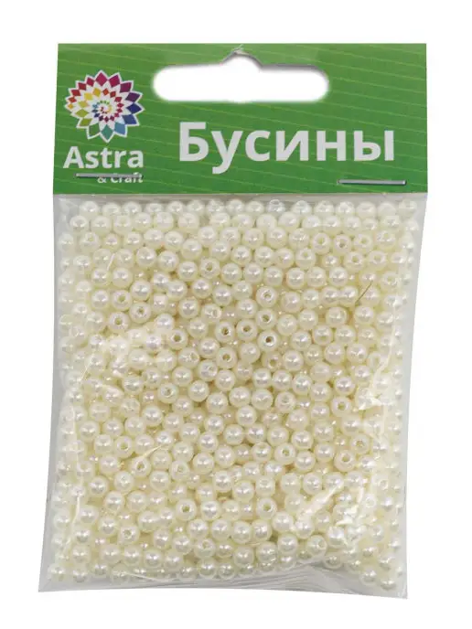 Astra&Craft Бусины для рукоделия 4 мм, 25 г, 25 г, фото 8