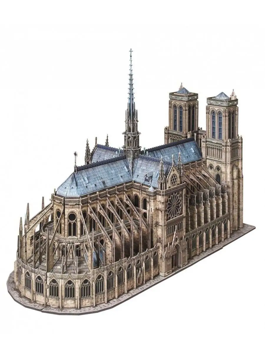 Сборная модель Нотр-Дам де Пари (Notre Dame de Paris) Умная Бумага 18699013  купить в интернет-магазине Wildberries