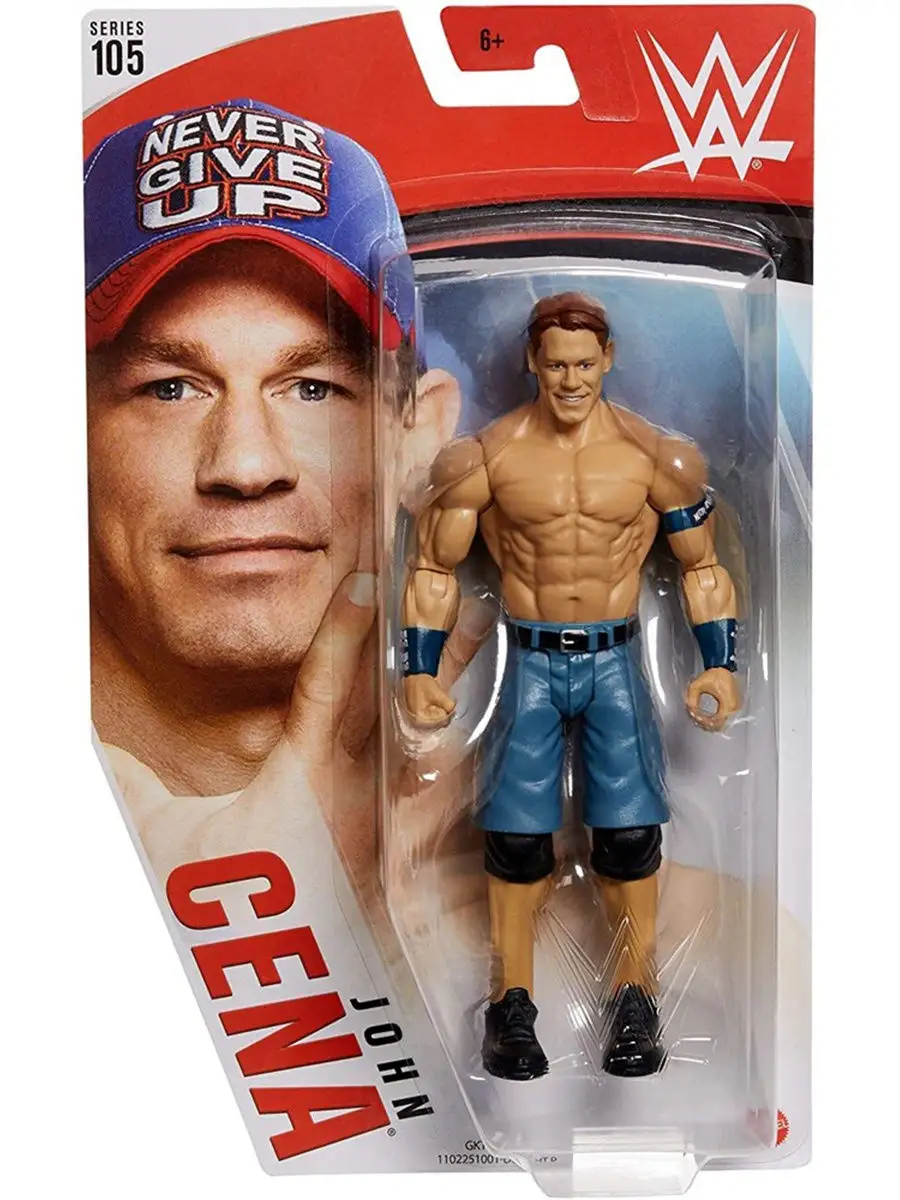 Подвижная фигурка Джон Сина (WWE Series 105 John Cena) WWE 18703036 купить  в интернет-магазине Wildberries