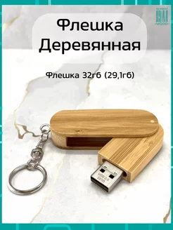 Подарочная флешка-брелок Автоключ бамбук карбон 32 GB Bamboowood 18703789 купить за 474 ₽ в интернет-магазине Wildberries