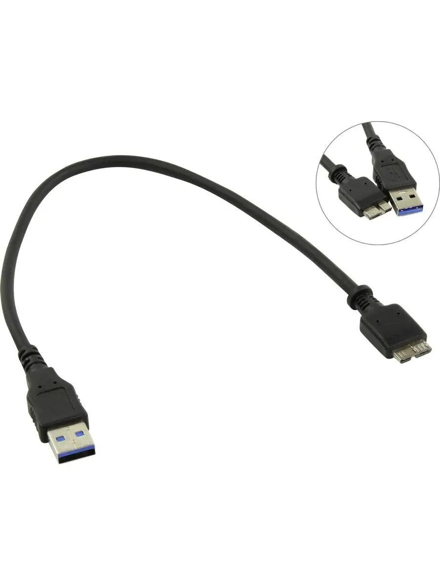 Кабель USB3.0-microB для внешних дисков KS-is 18713889 купить за 322 ₽ в  интернет-магазине Wildberries