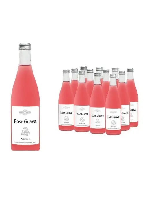 напитки от завода.рф Лимонад Formen Rose Guava, 12 шт, 0,5 л, 12 шт, 500 мл, фото 2