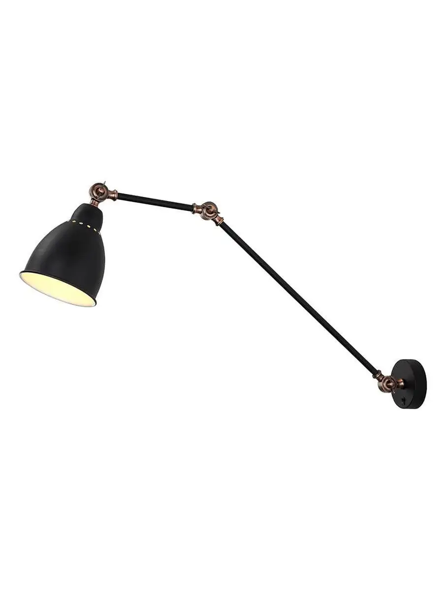 Настенный светильник BRACCIO A2055AP-1BK, 1 X 60Вт, Е27