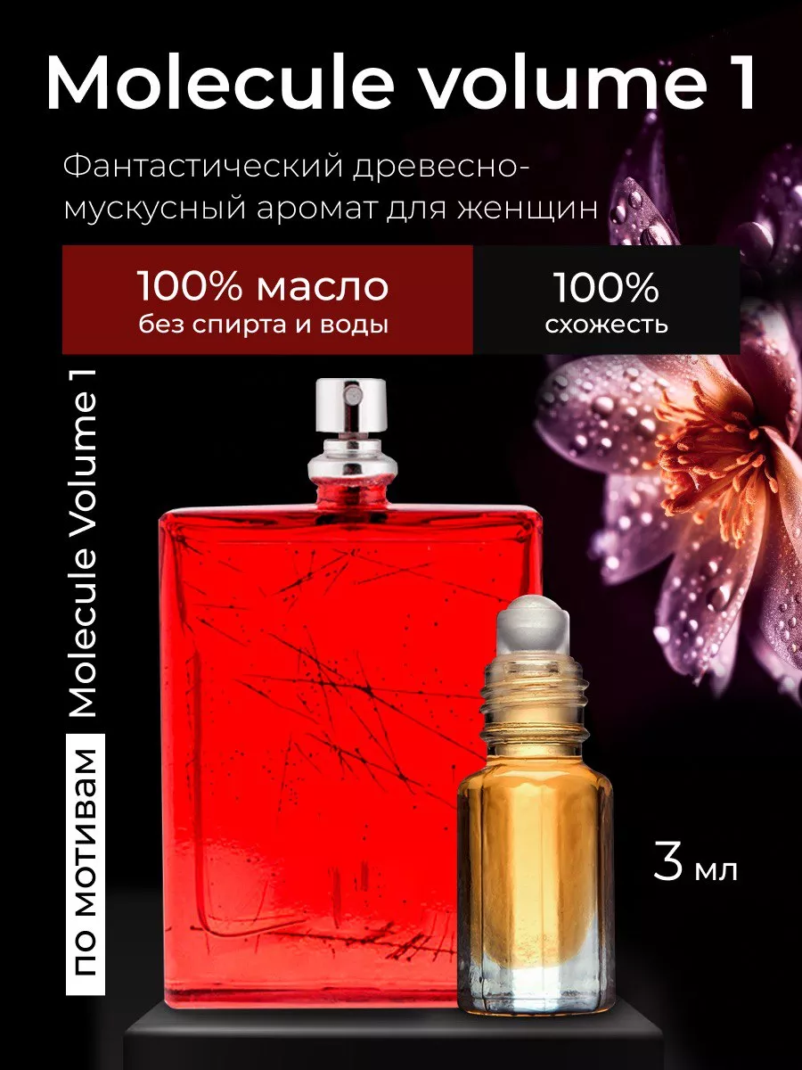 Масляные духи Молекула Игры разума1 Black Musk 18776892 купить в  интернет-магазине Wildberries