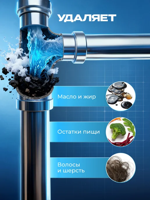 SYNERGETIC Средство от засоров труб, без запаха, 5 л, 5 л, фото 2