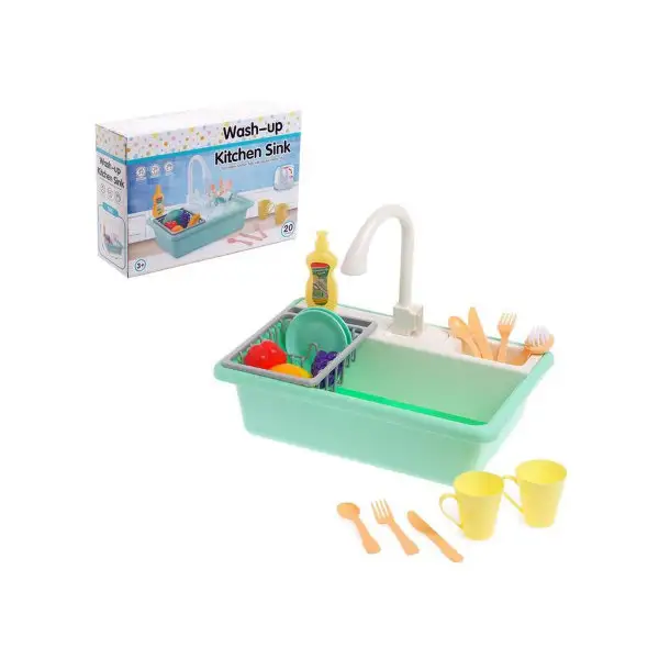 Игровой набор игрушечная кухня с продуктами и посудой