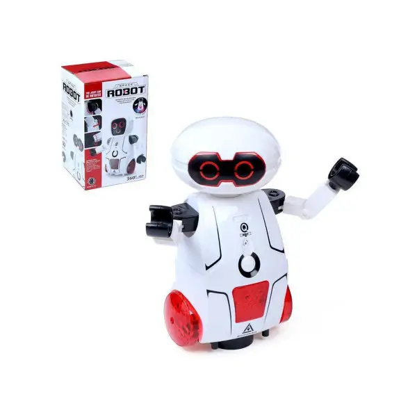 Робот "Смарт", световые и звуковые эффекты, работает от бата