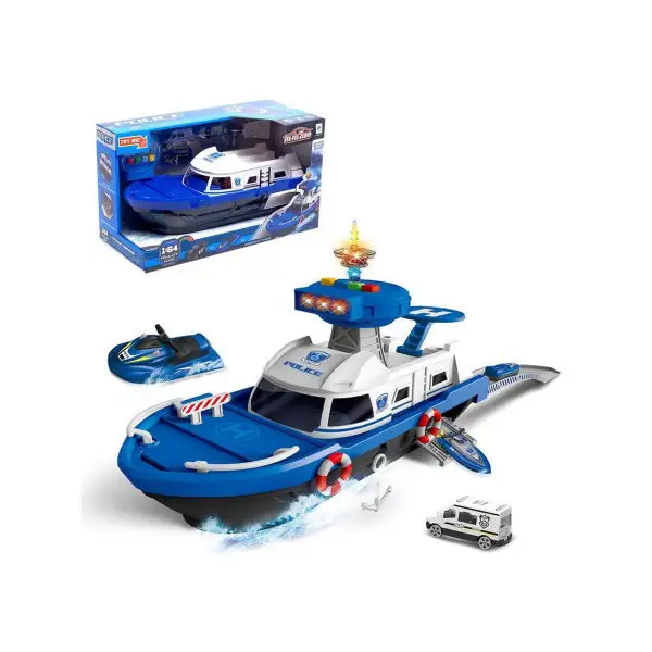 Парковка "Полицейский катер", с машинками