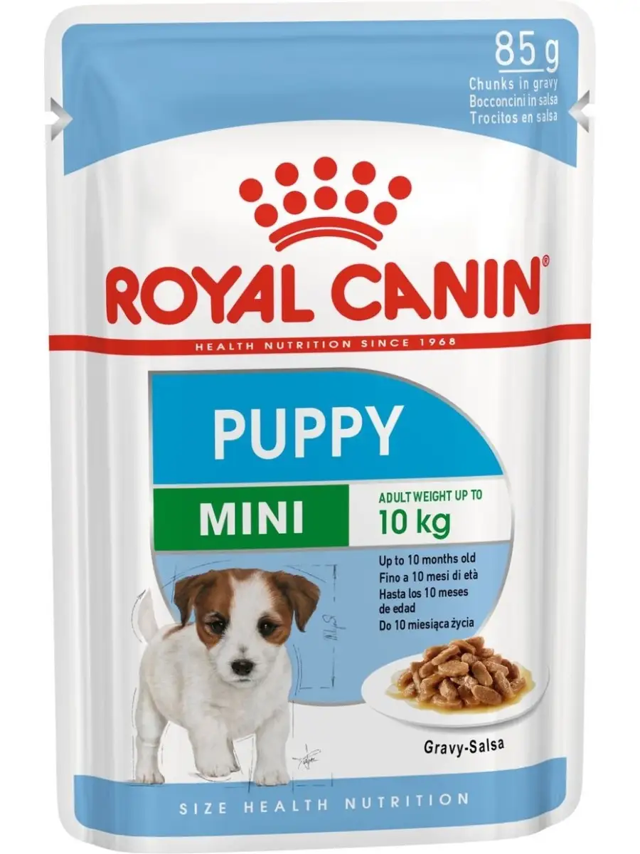 Royal Canin влажный корм щенков малых пород, в соусе (12шт в уп) 85 гр ROYAL  CANIN 18801355 купить в интернет-магазине Wildberries